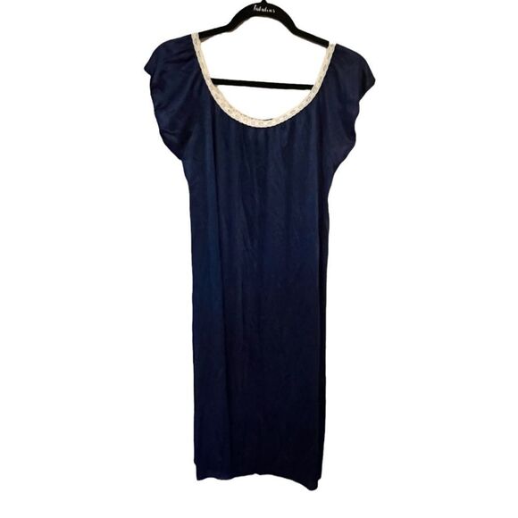 Vintage Navy Nightgown - Picture 1 of 4